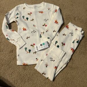 NWT - Christmas pjs | Size: 24 months | Color: white
